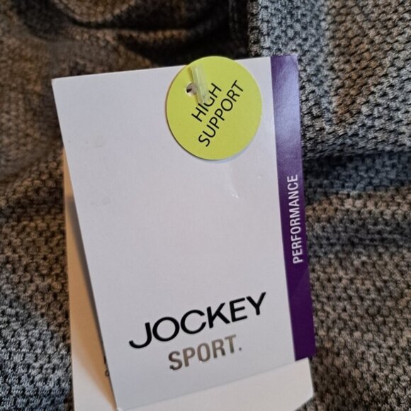 Jockey Sport Performance women's size Small gray honeycomb leggings, NWT - Picture 7 of 8